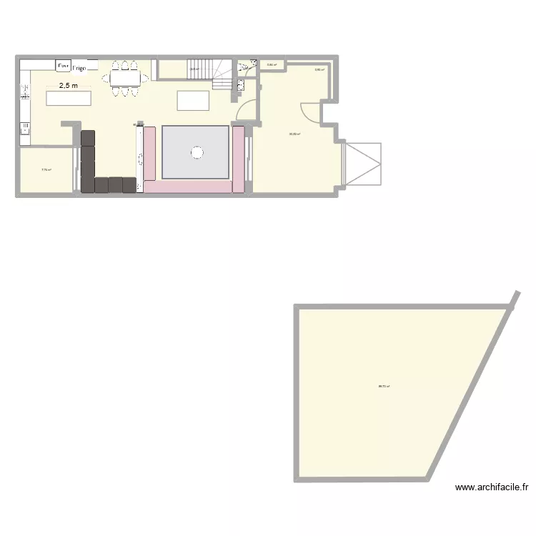 RDC MA VILLA. Plan de 8  et 216 m²