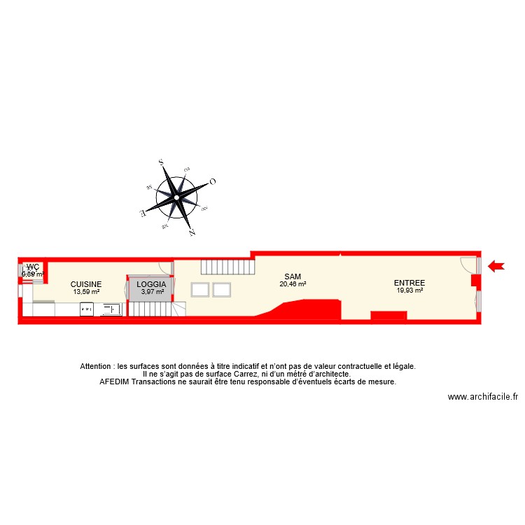 BI 7103 RDC. Plan de 0 pièce et 0 m2