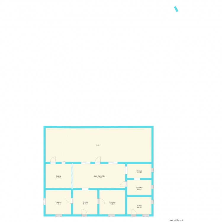 piton defaud. Plan de 0 pièce et 0 m2