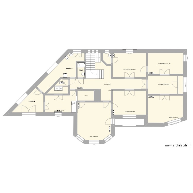AU PARADIS ETUDE 1. Plan de 0 pièce et 0 m2