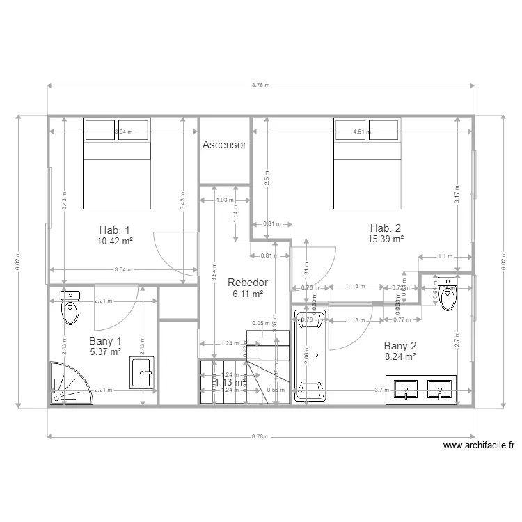 Planta 0 Actual v2. Plan de 