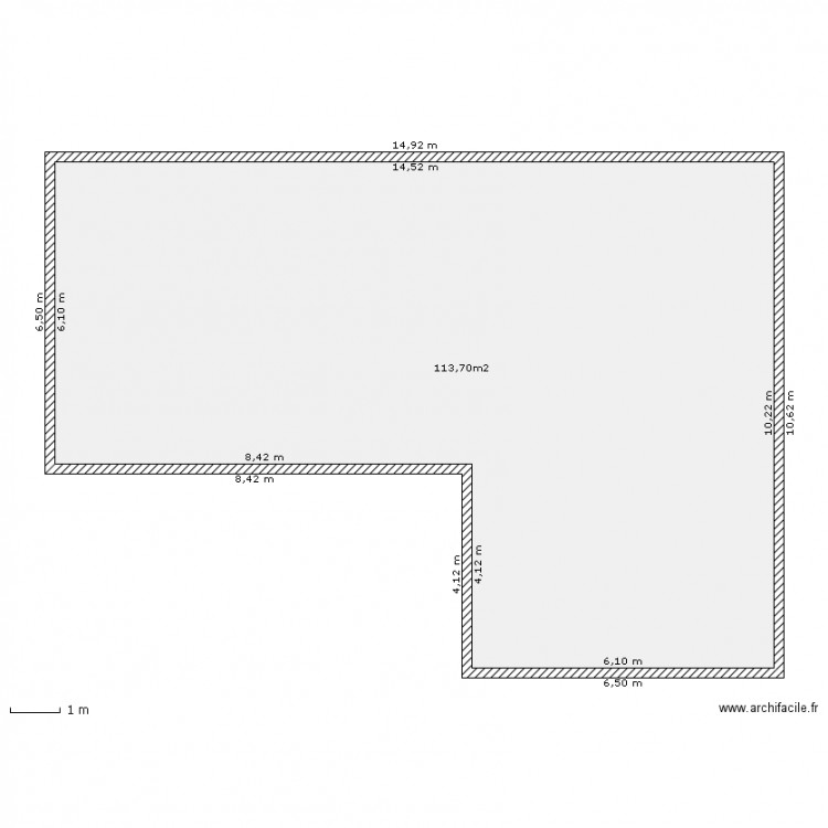 plan de maison 1 plancher