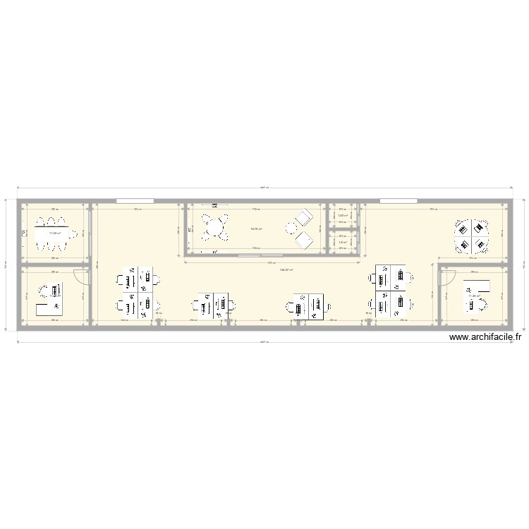 bureau exemple. Plan de 0 pièce et 0 m2 bureau exemple. Plan de 0 pièce et 0 m2