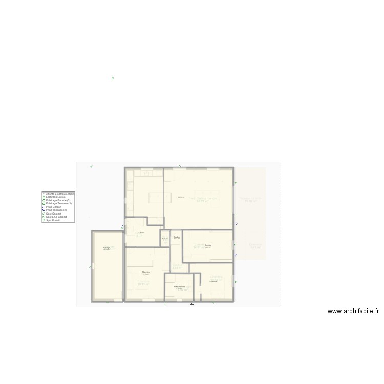 SkyNET Mansion v2. Plan de 11 pièces et 256 m2