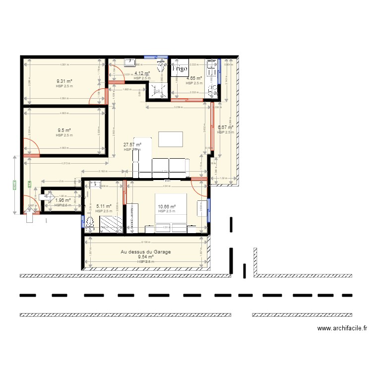PLAN RDC DE DIDER LABALLE. Plan de 0 pièce et 0 m2