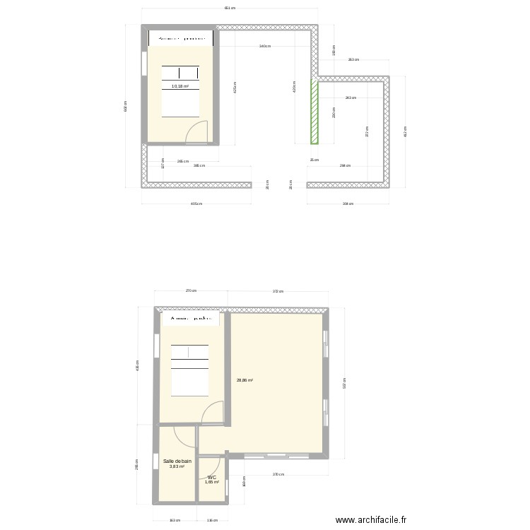La confiance + Container . Plan de 0 pièce et 0 m2