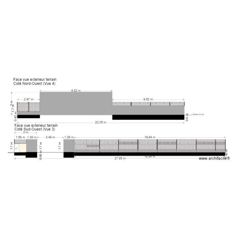 cloture modif. Plan de 0 pièce et 0 m2