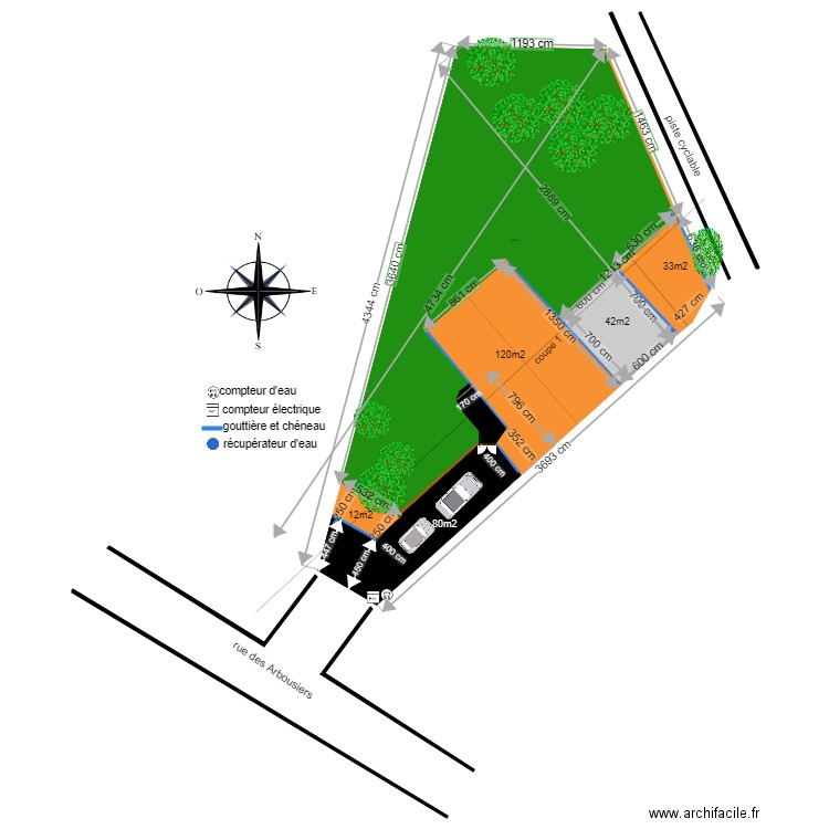 plan de masse hourtin. Plan de 0 pièce et 0 m2