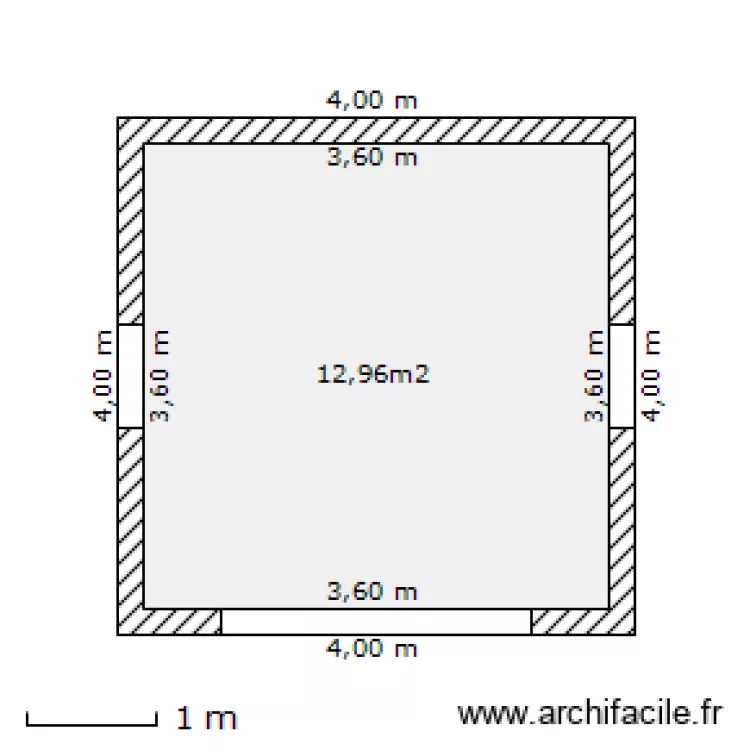 Abri de Jardin 4. Plan de Abri de Jardin 4. Plan de