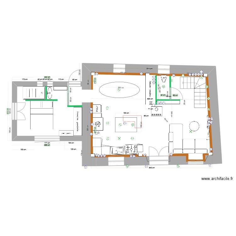 RDChaussée  BONNES CÖTES AU03/04. Plan de 0 pièce et 0 m2