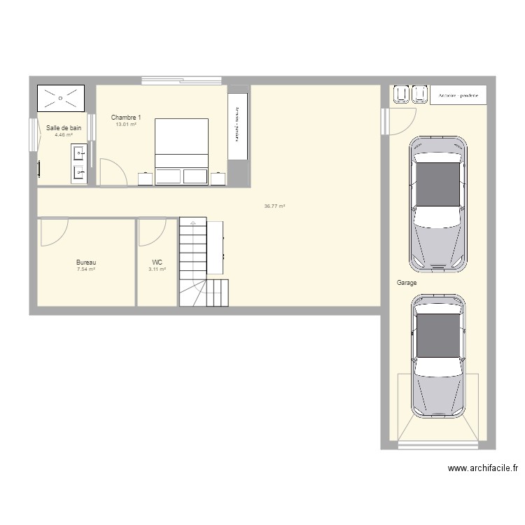 maison 2. Plan de 0 pièce et 0 m2
