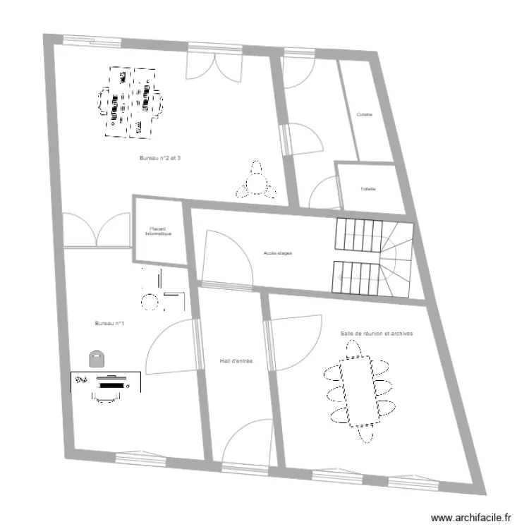 Apt Bureau. Plan de Apt Bureau. Plan de