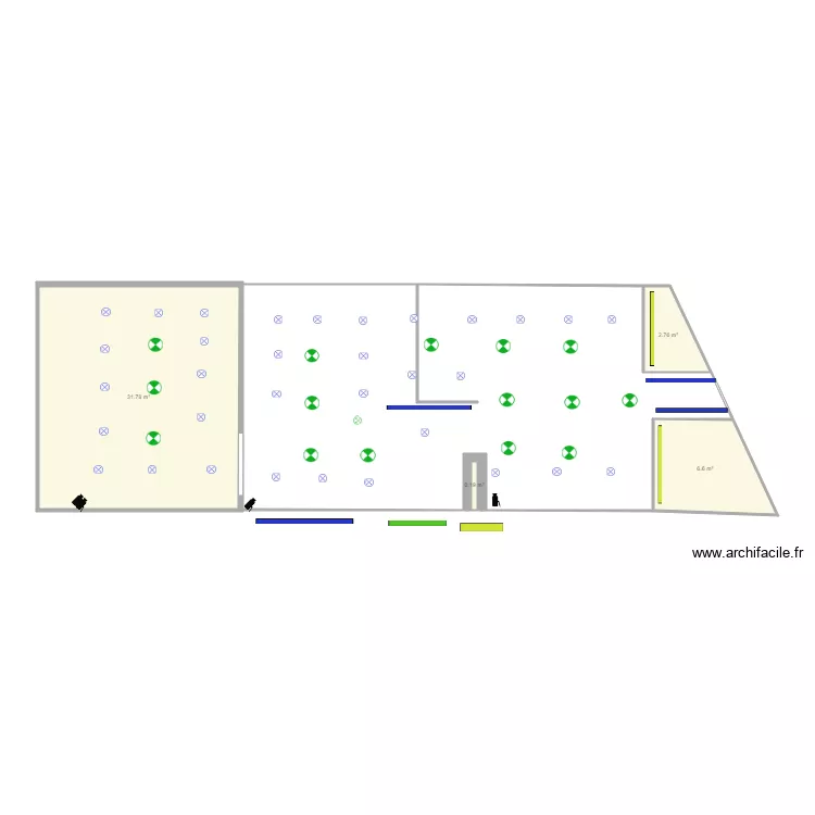 la vie ne rose pezenas. Plan de 