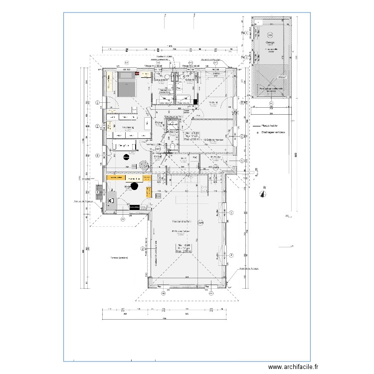 Projet Léna. Plan de 0 pièce et 0 m2