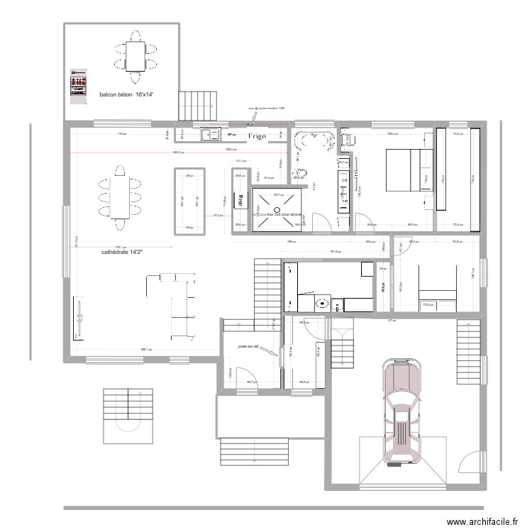 pinewwod split. Plan de 0 pièce et 0 m2