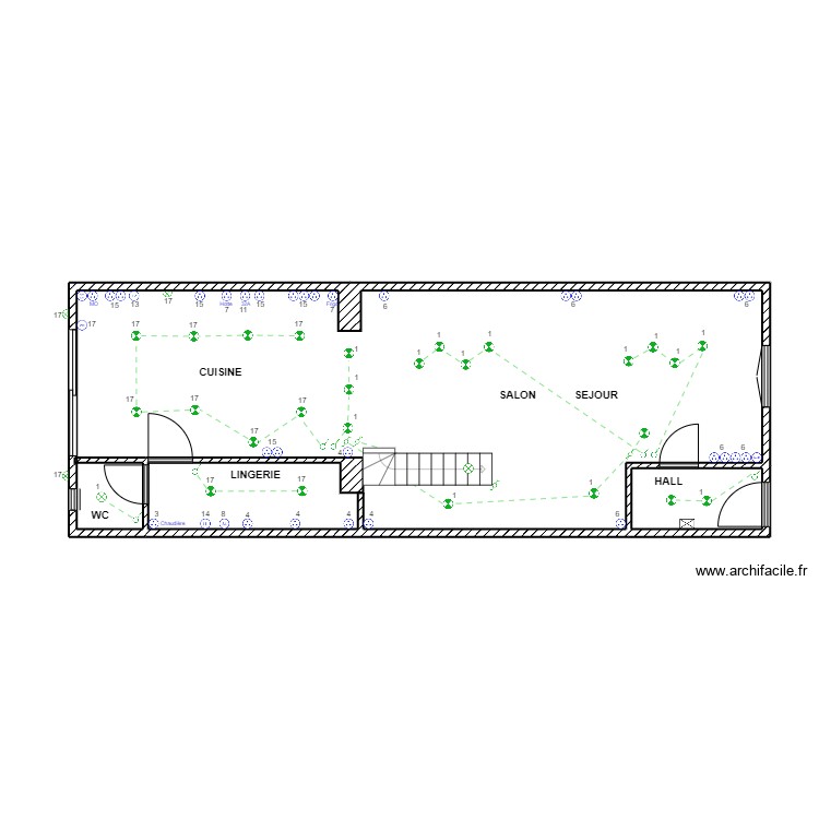 Rdc Wambrechies Elec. Plan de 0 pièce et 0 m2