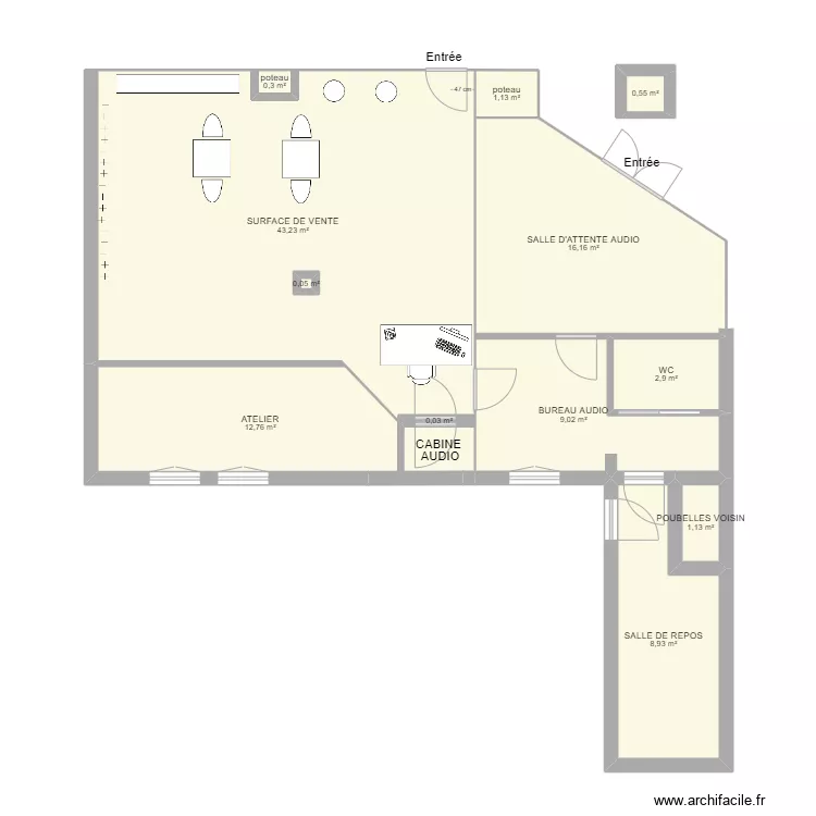 MAGASIN ACTUEL. Plan de 