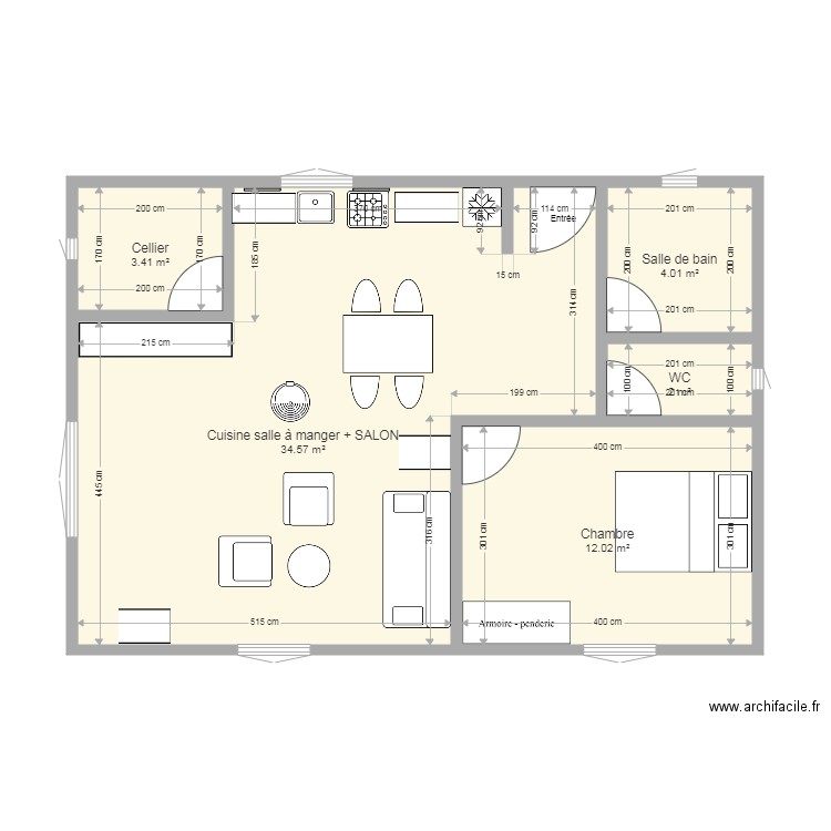 version 2. Plan de 0 pièce et 0 m2