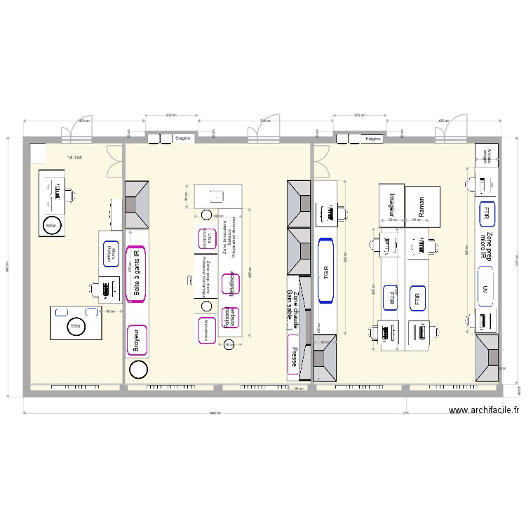 Micro Prep IR. Plan de 0 pièce et 0 m2