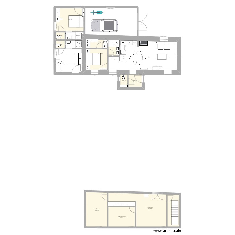 coin ouvrier 2. Plan de 0 pièce et 0 m2