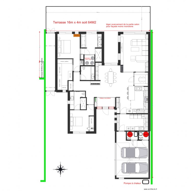 Villa Pascal 1 octobre 2016 RT2012  V3. Plan de 0 pièce et 0 m2