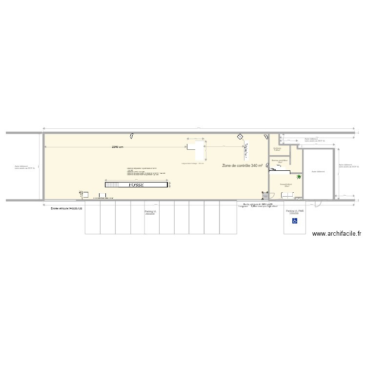 CCT VL BRETTEVILLE SUR ODON après travaux. Plan de 6 pièces et 417 m2