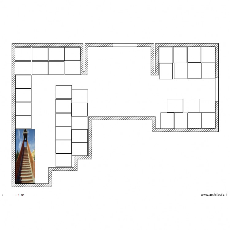 salle 4 bas camion. Plan de 0 pièce et 0 m2