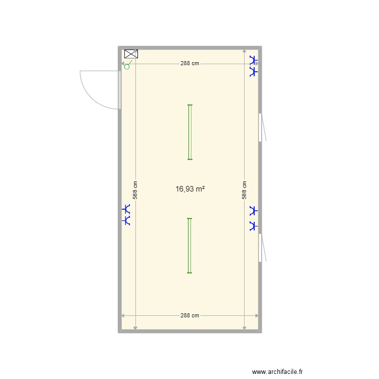 2 62023. Plan de 0 pièce et 0 m2