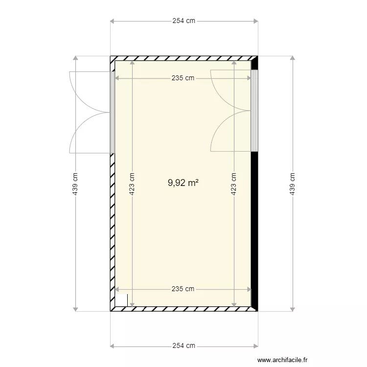 SAS d&eacute;cartonnage MELLE. Plan de 