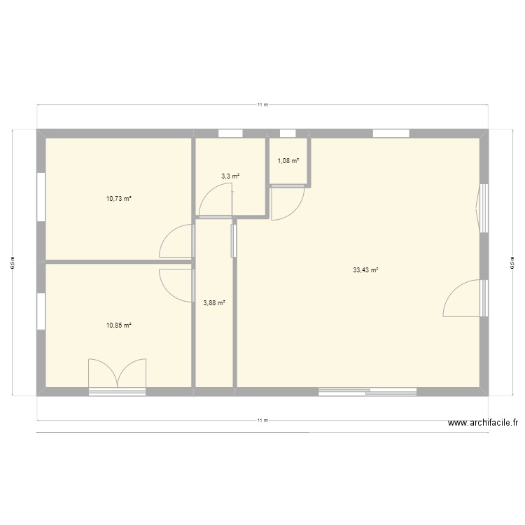 PROJET MAISON VUE DESSUS 1. Plan de 0 pièce et 0 m2