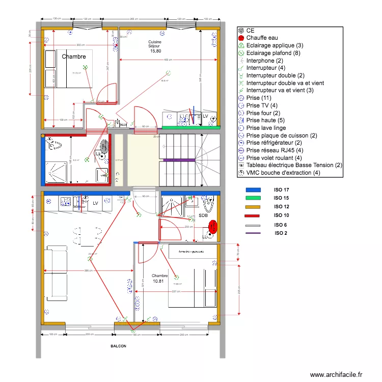 LOT B pour ISO PLACO 20 AOUT 2020. Plan de 
