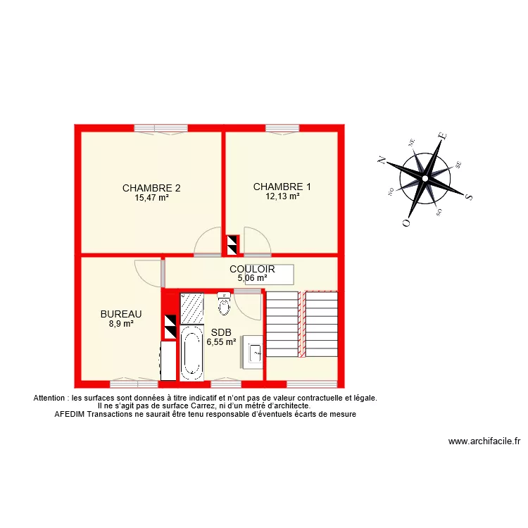 BI 7897 ETAGE. Plan de 