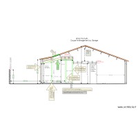 Plan Coupe 2  Etat Futur Aménagement du Garage