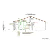 Plan Coupe 2  Etat Futur Am&eacute;nagement du Garage