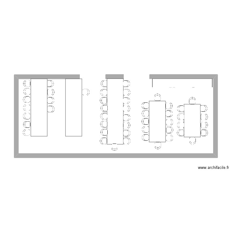 plan de salle a manger mariage 4. Plan de 0 pièce et 0 m2