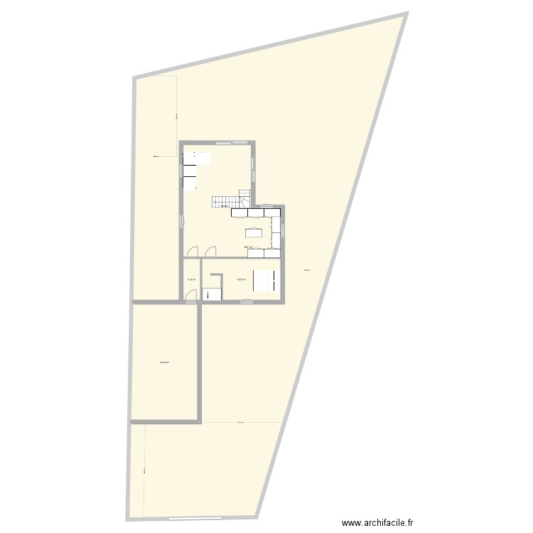 terrain Villeneuve. Plan de 5 pièces et 479 m2