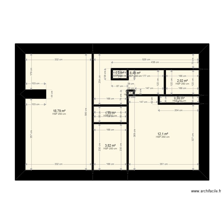PONTMAIN ETAGE. Plan de 0 pièce et 0 m2