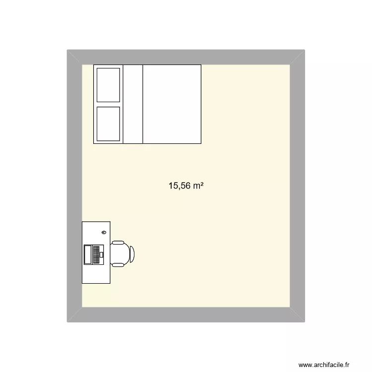 chambre leonard 2. Plan de 