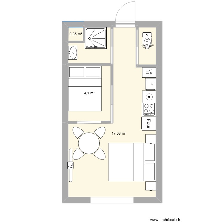 FLAINE. Plan de 0 pièce et 0 m2