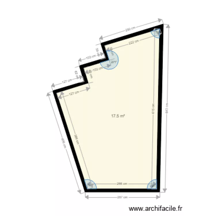 garage Lisle. Plan de 
