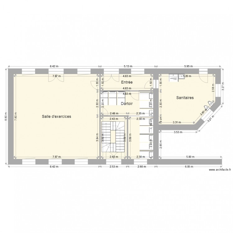 RDC Bat Pierre. Plan de 0 pièce et 0 m2