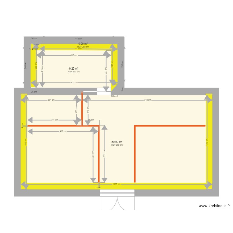 plan masse maison. Plan de 0 pièce et 0 m2