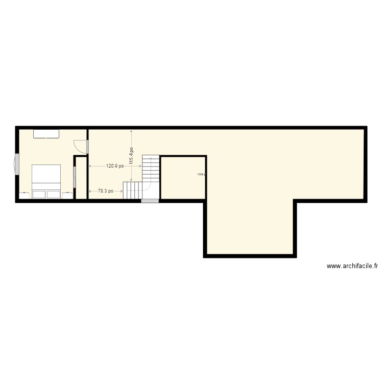 chambre johanne . Plan de 0 pièce et 0 m2