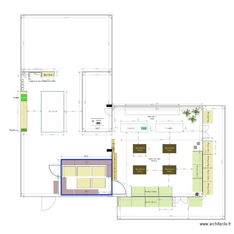 chambre froide 14. Plan de 0 pièce et 0 m2