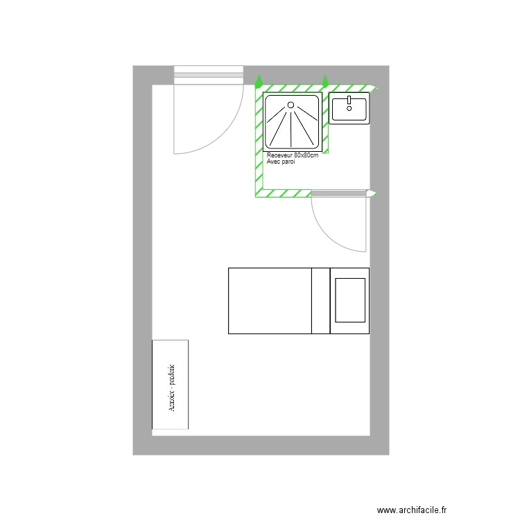 Chambre 104. Plan de 0 pièce et 0 m2