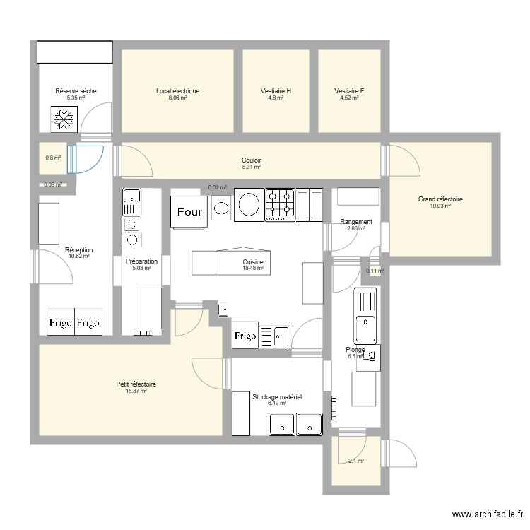 Cuisine Aureille vf. Plan de 0 pièce et 0 m2