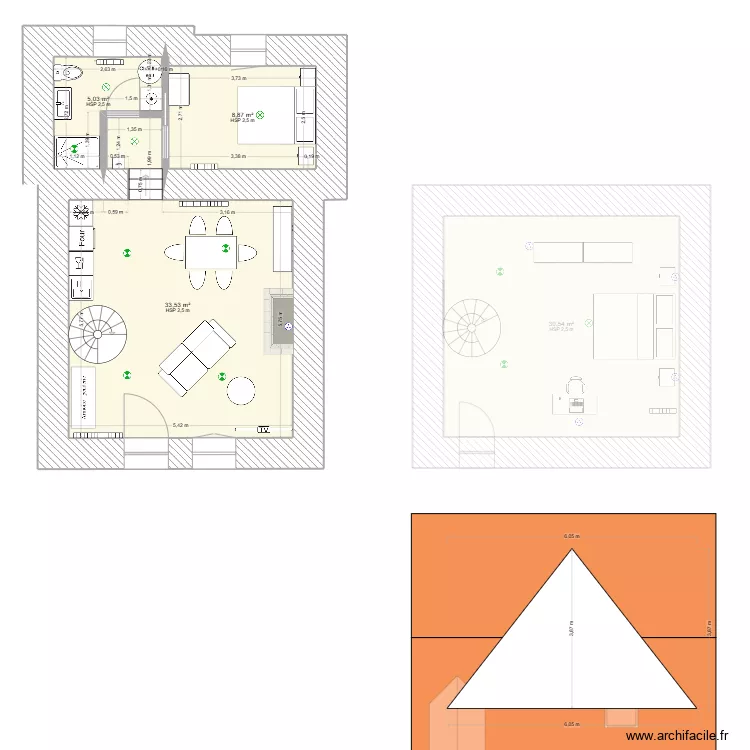 10 BIS LA SERVAIS. Plan de 