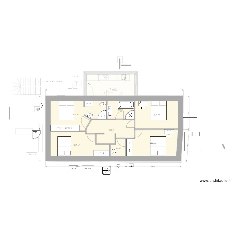 au top avec verriere 3. Plan de 0 pièce et 0 m2