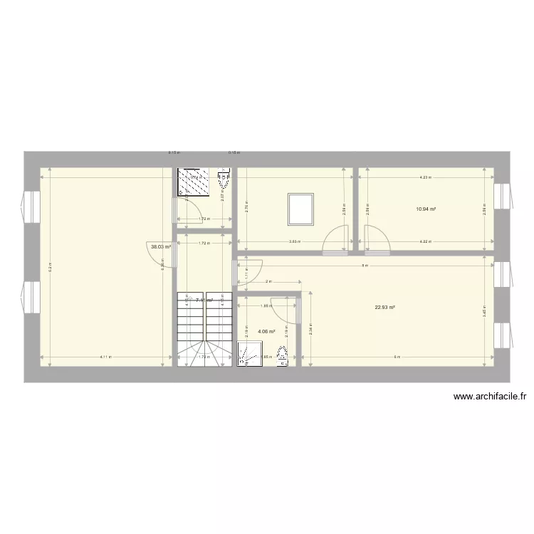 moli&egrave;res projet 2eme &eacute;tage . Plan de 