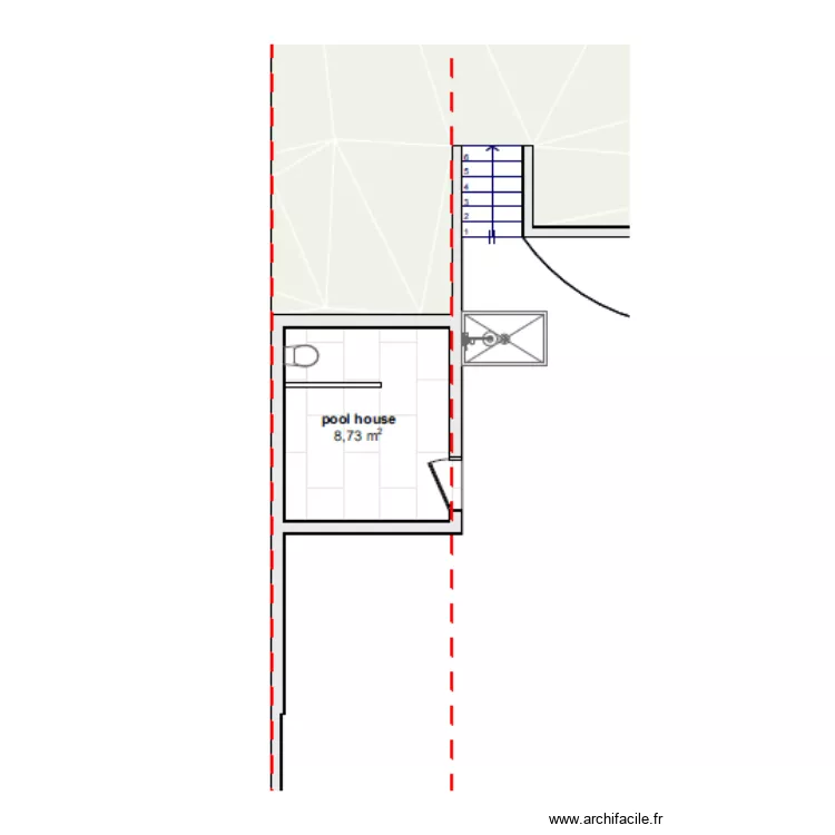 GONTHIER-PLAN ELEC -RDC POOL HOUSE. Plan de 